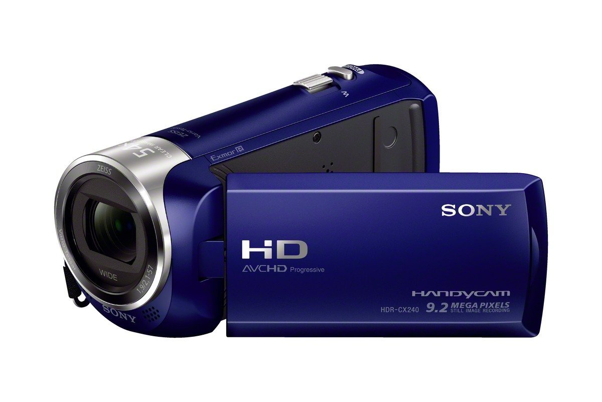 Amazon.com : Sony HDRCX240/L Video Camera with 2.7-Inch LCD (Blue